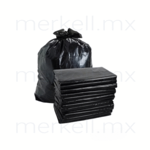 Bolsa negra plana para basura