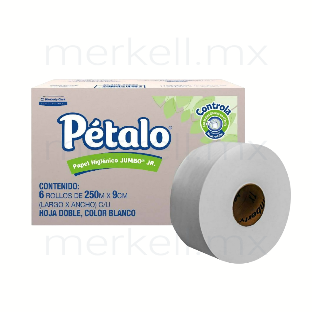 Papel higiénico Petalo Neutro Olor 6/250 L9.0 cms ancho